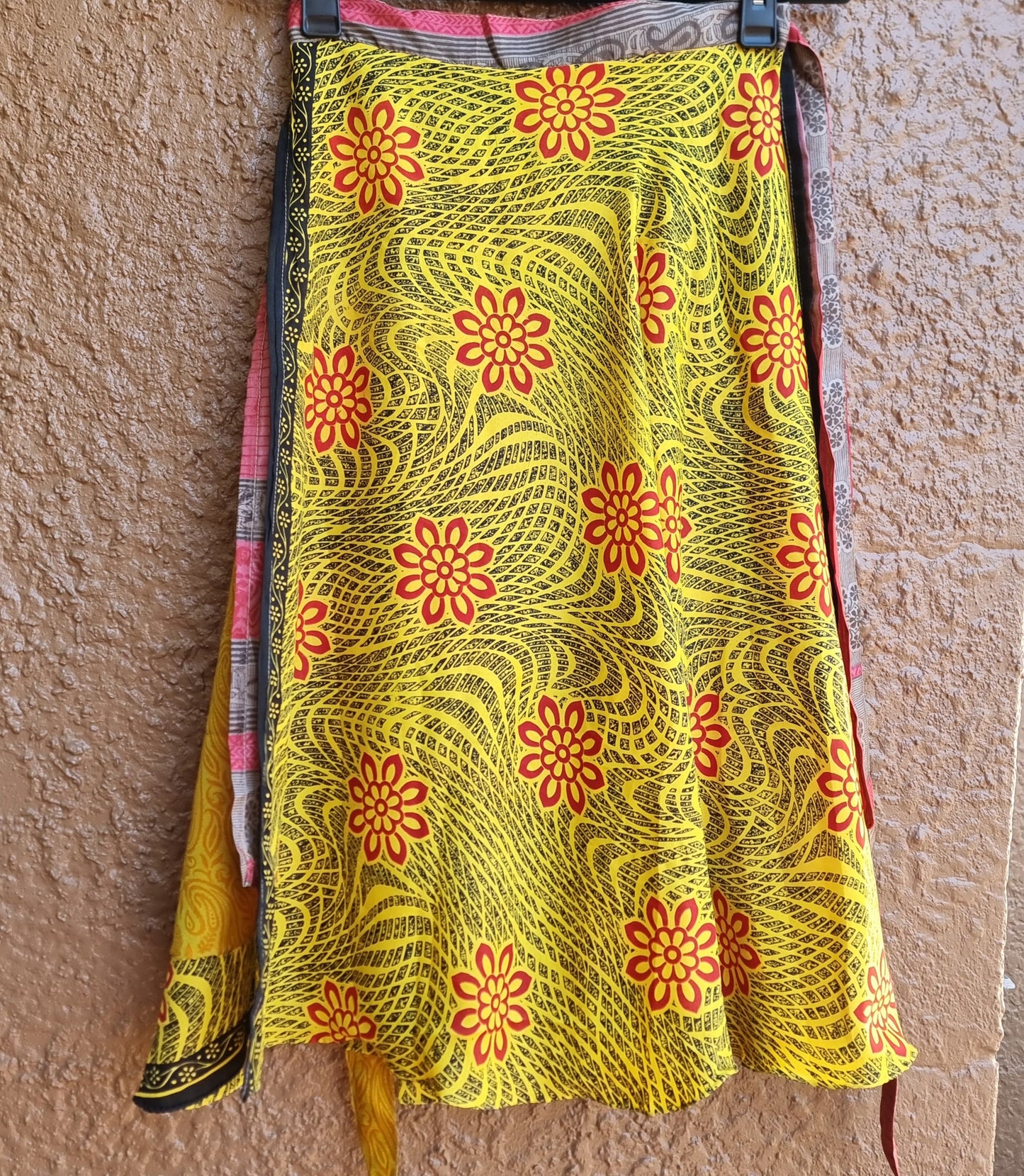 Lemon Lounge Short Wrap Skirt