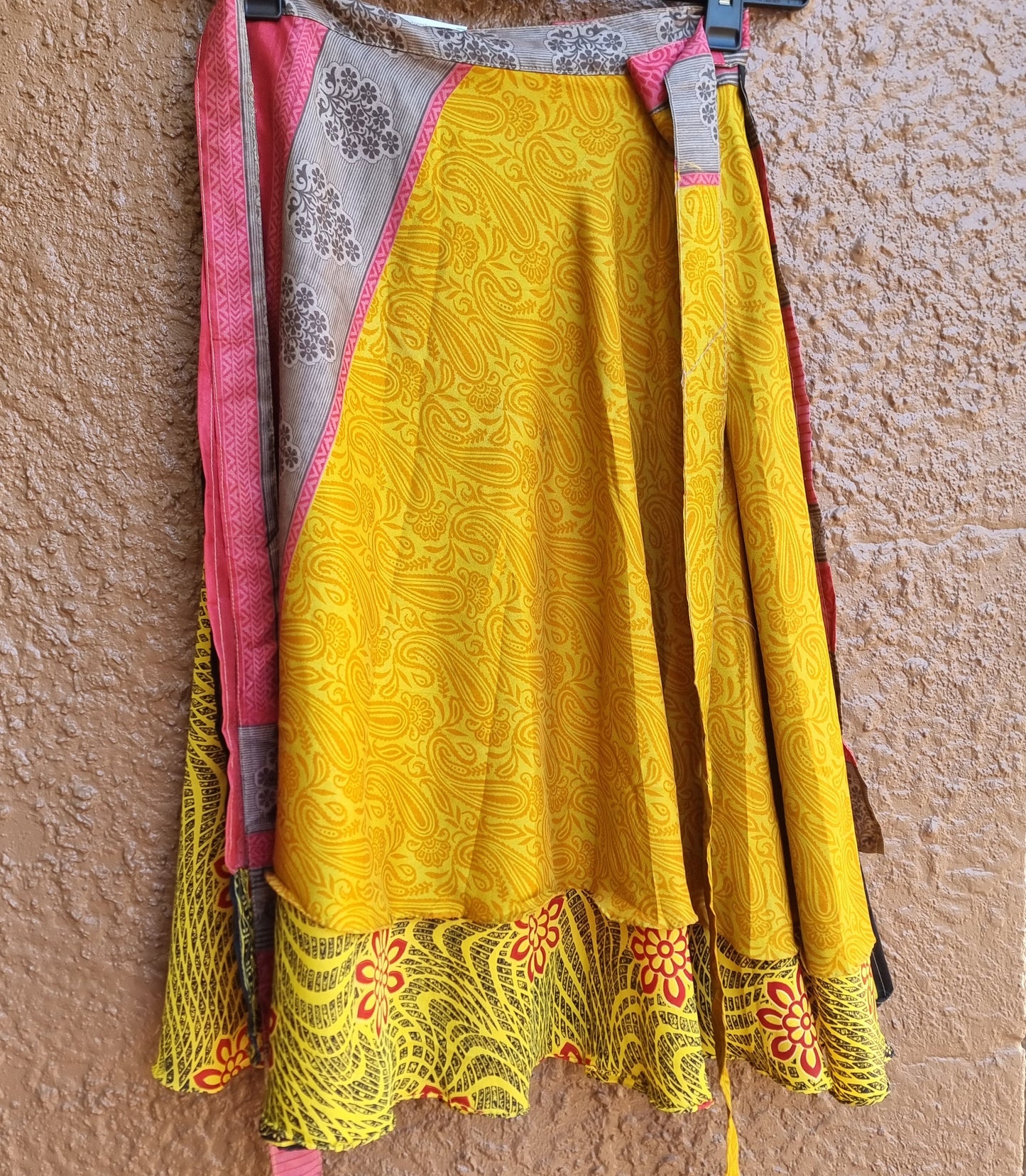 Lemon Lounge Short Wrap Skirt