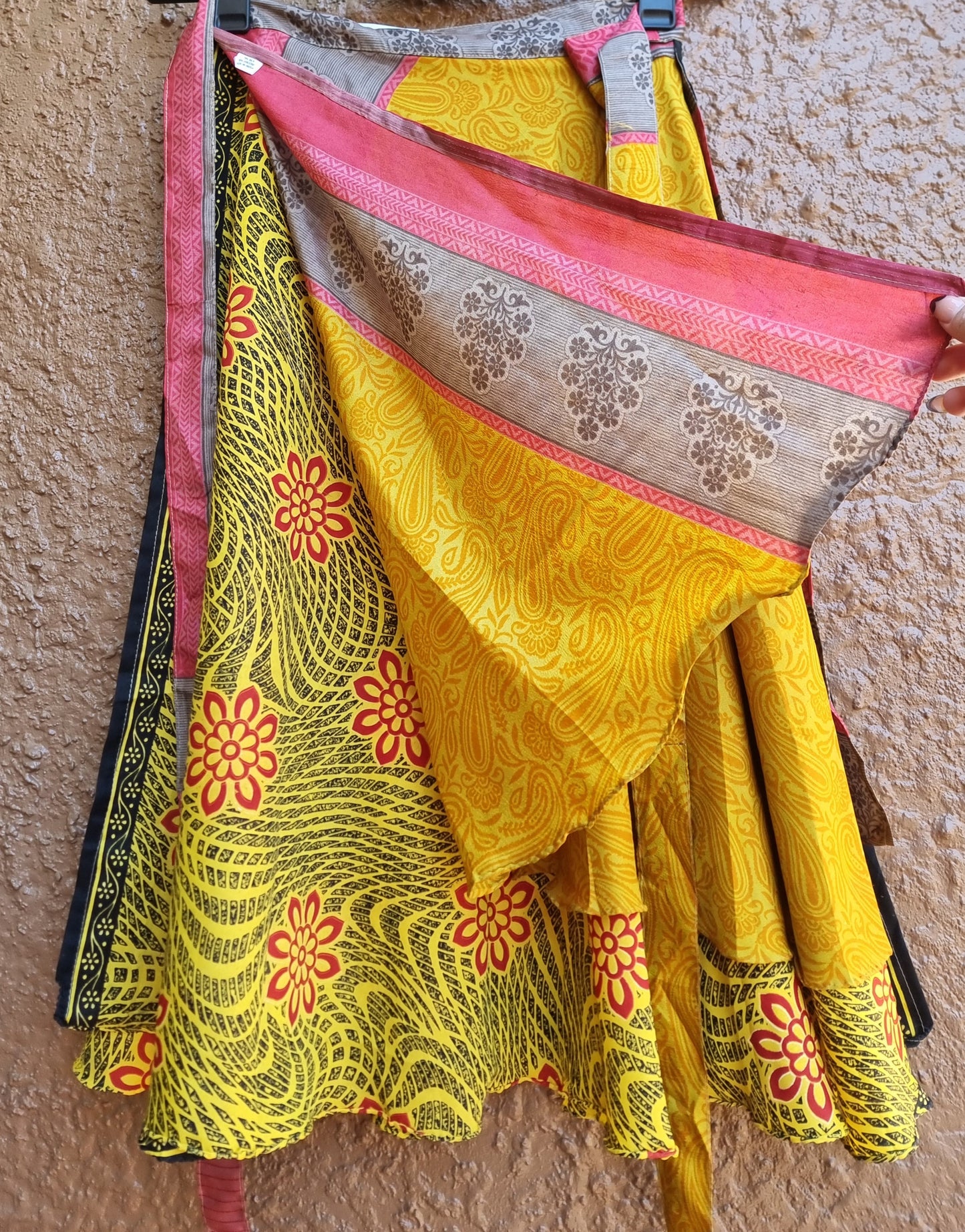 Lemon Lounge Short Wrap Skirt
