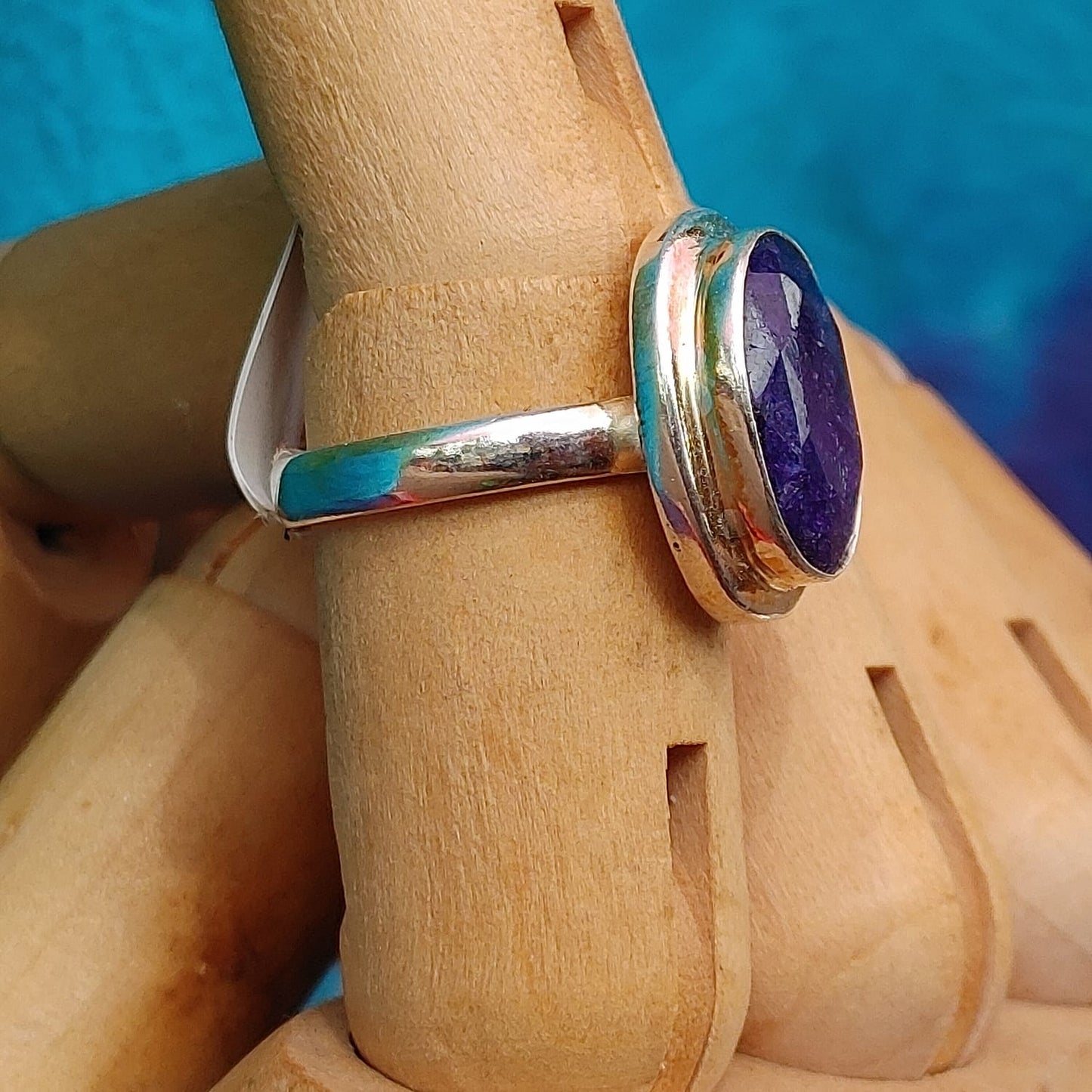 Oval Crystal Rings