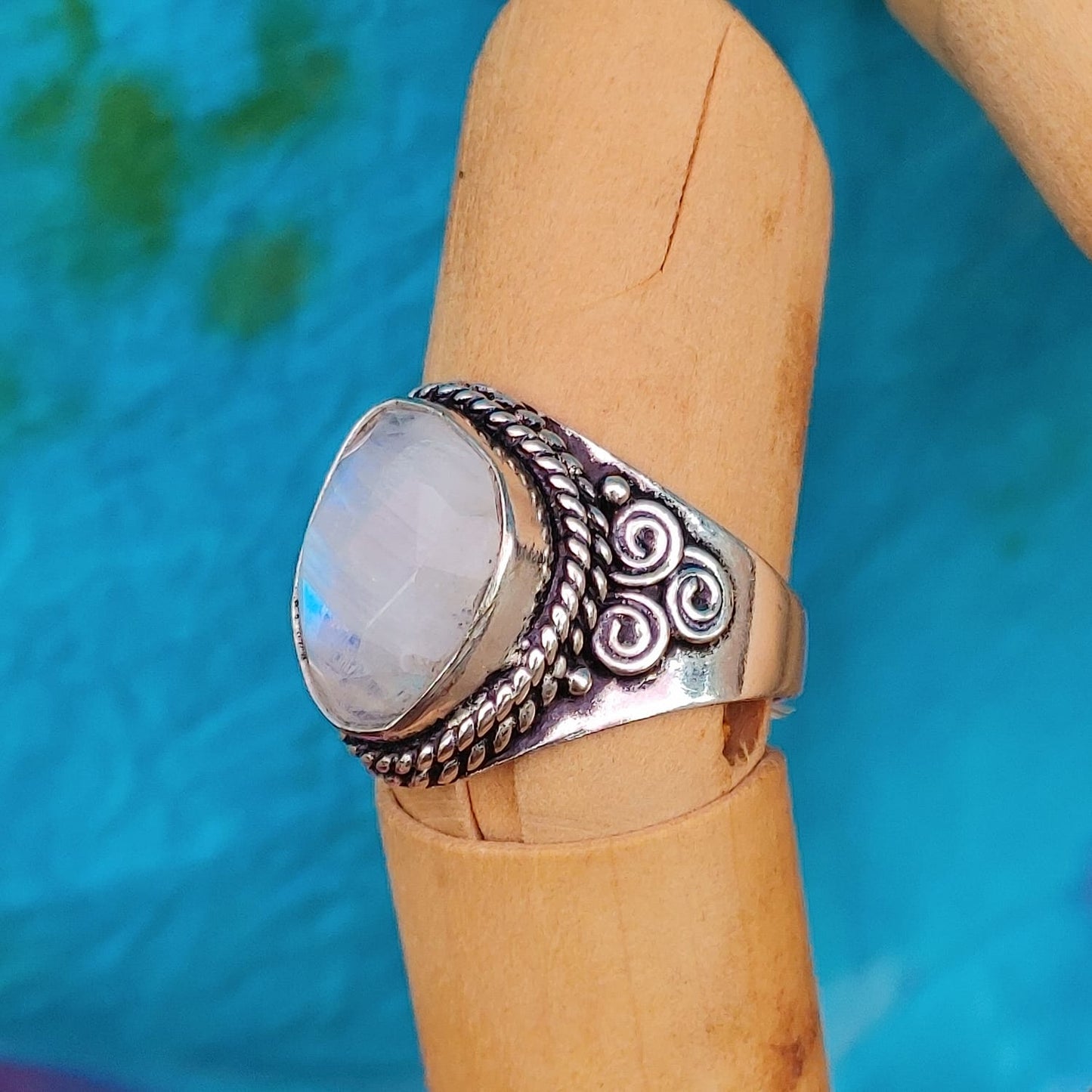 Triskelion Gemstone Rings
