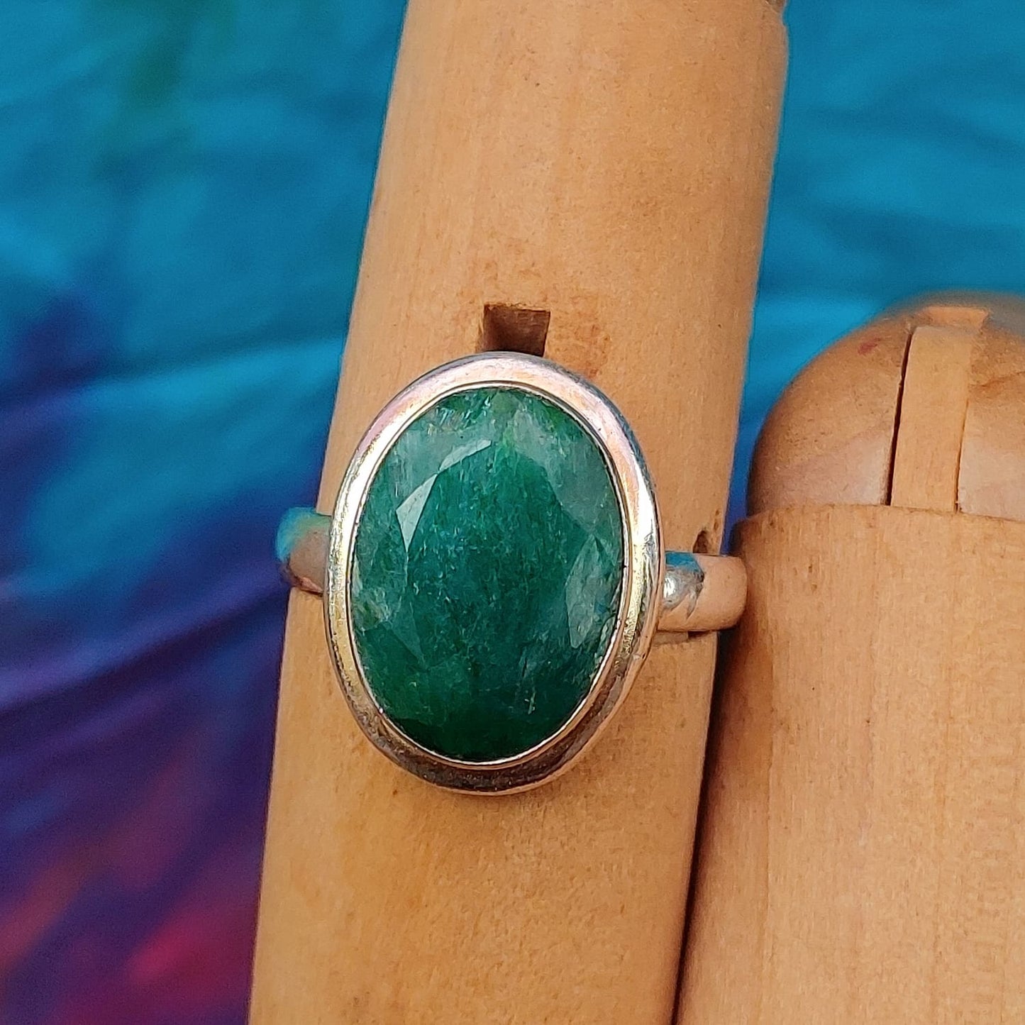 Oval Crystal Rings