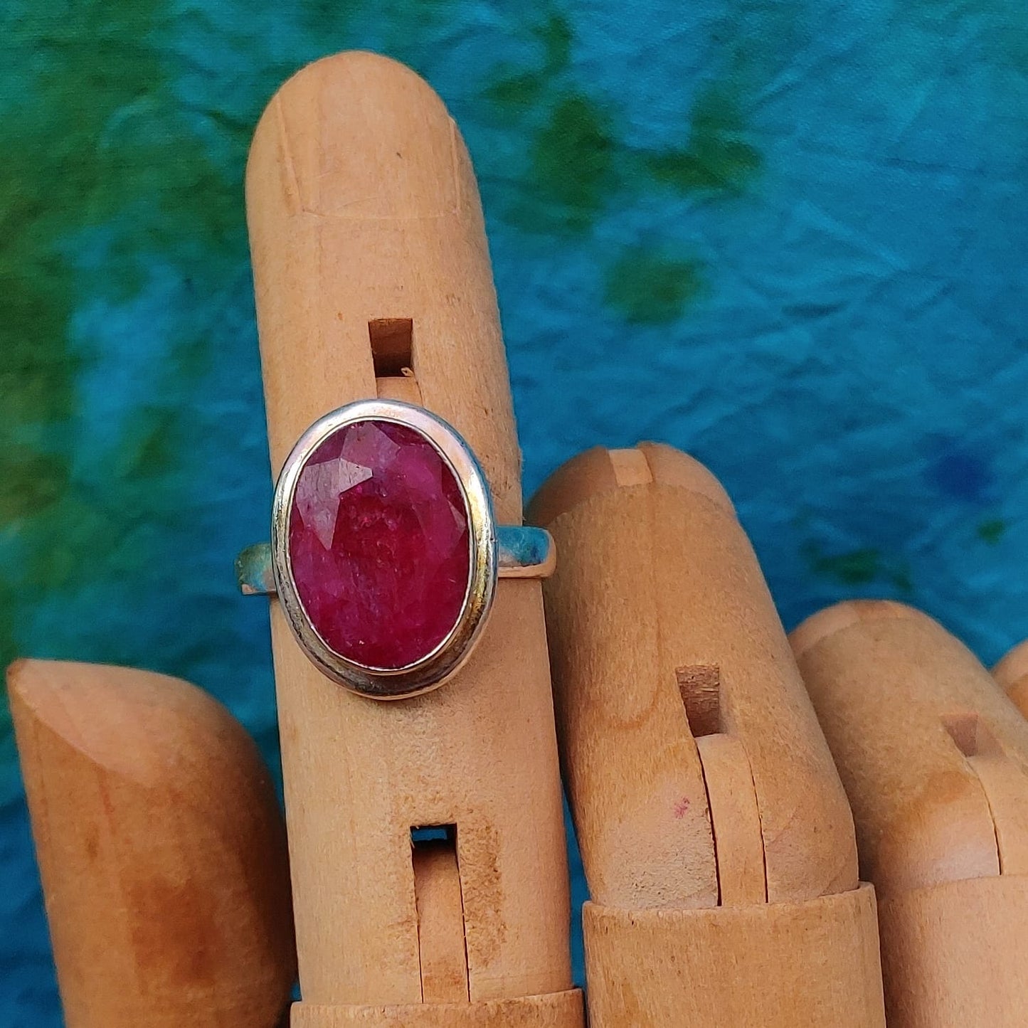 Oval Crystal Rings