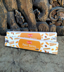 HEM Palo Santo Premium Masala incense sticks.
