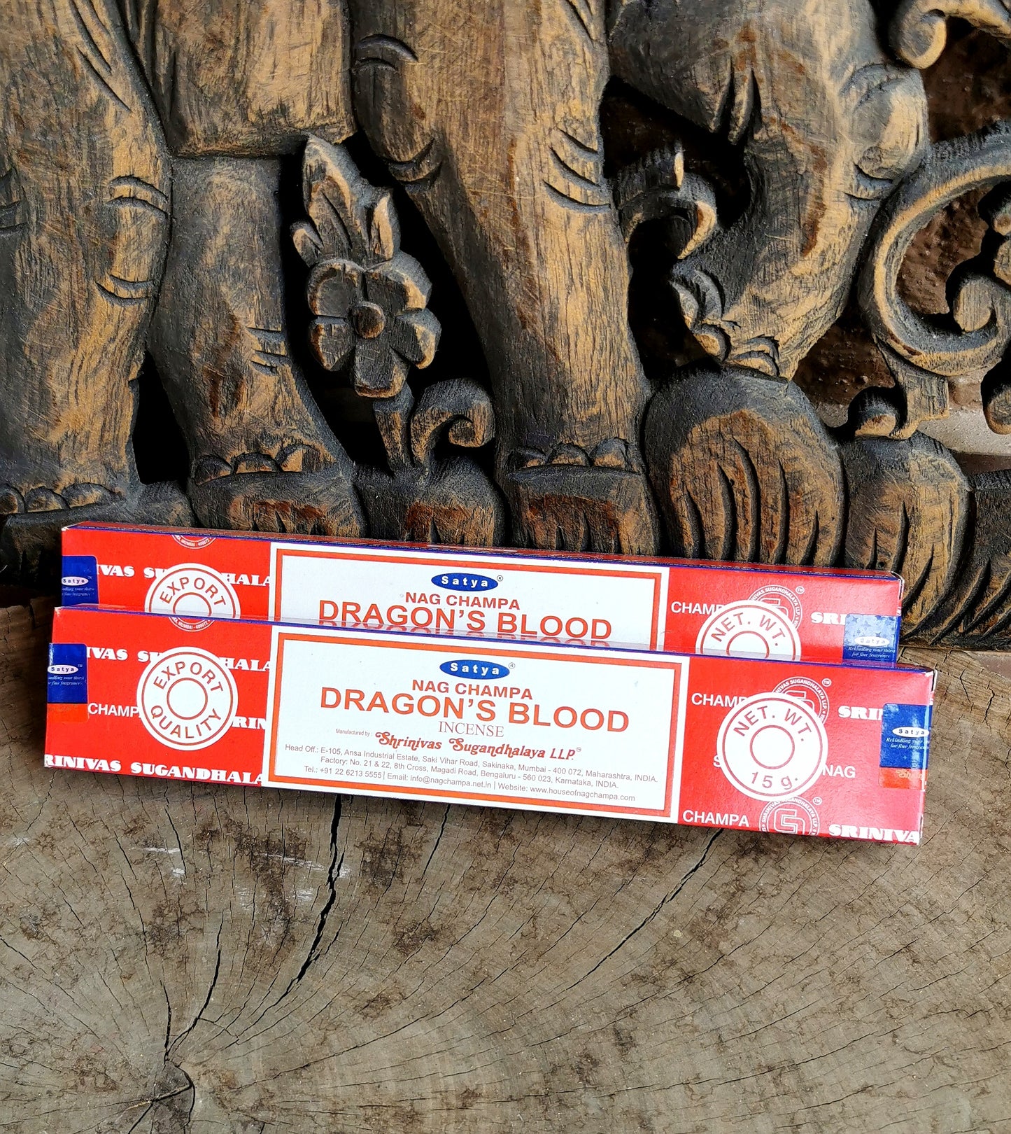 Satya Nag Champa Dragon's Blood incense sticks