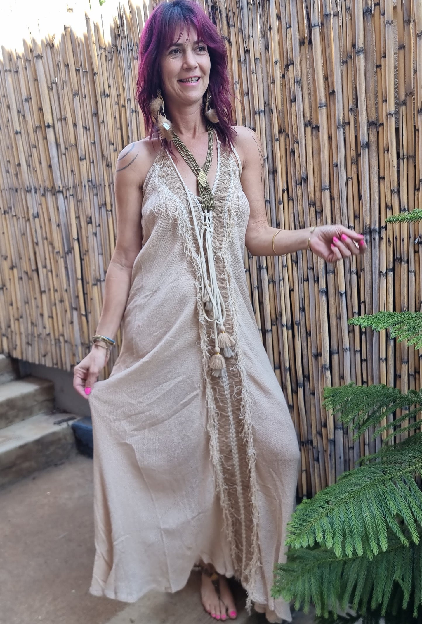 Diamond Shore Cotton/Hemp Dress