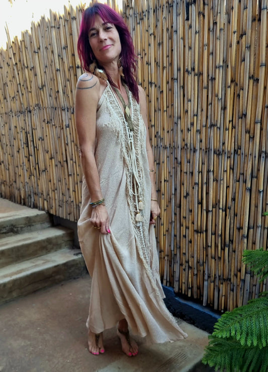 Diamond Shore Cotton/Hemp Dress