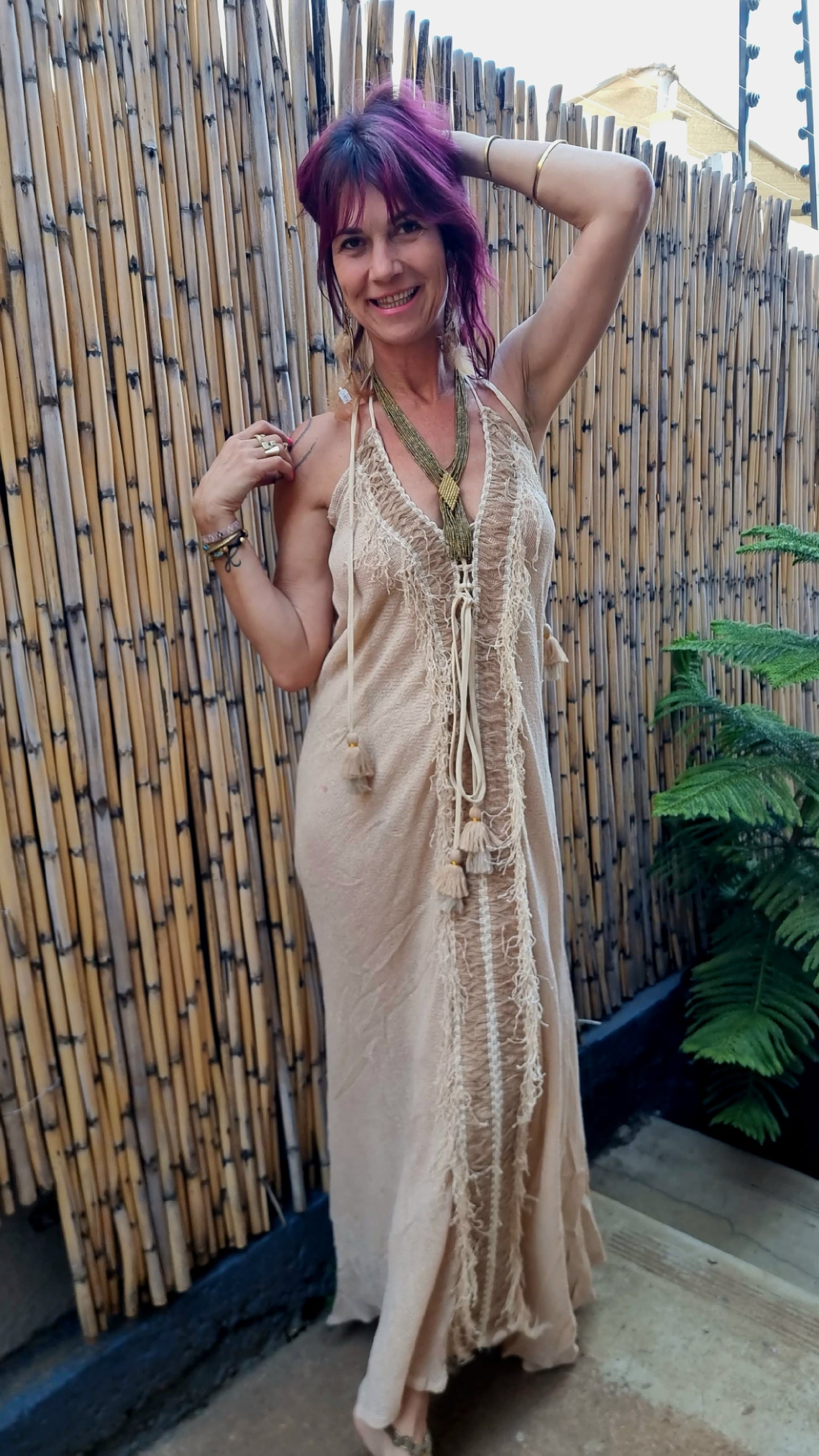 Diamond Shore Cotton/Hemp Dress