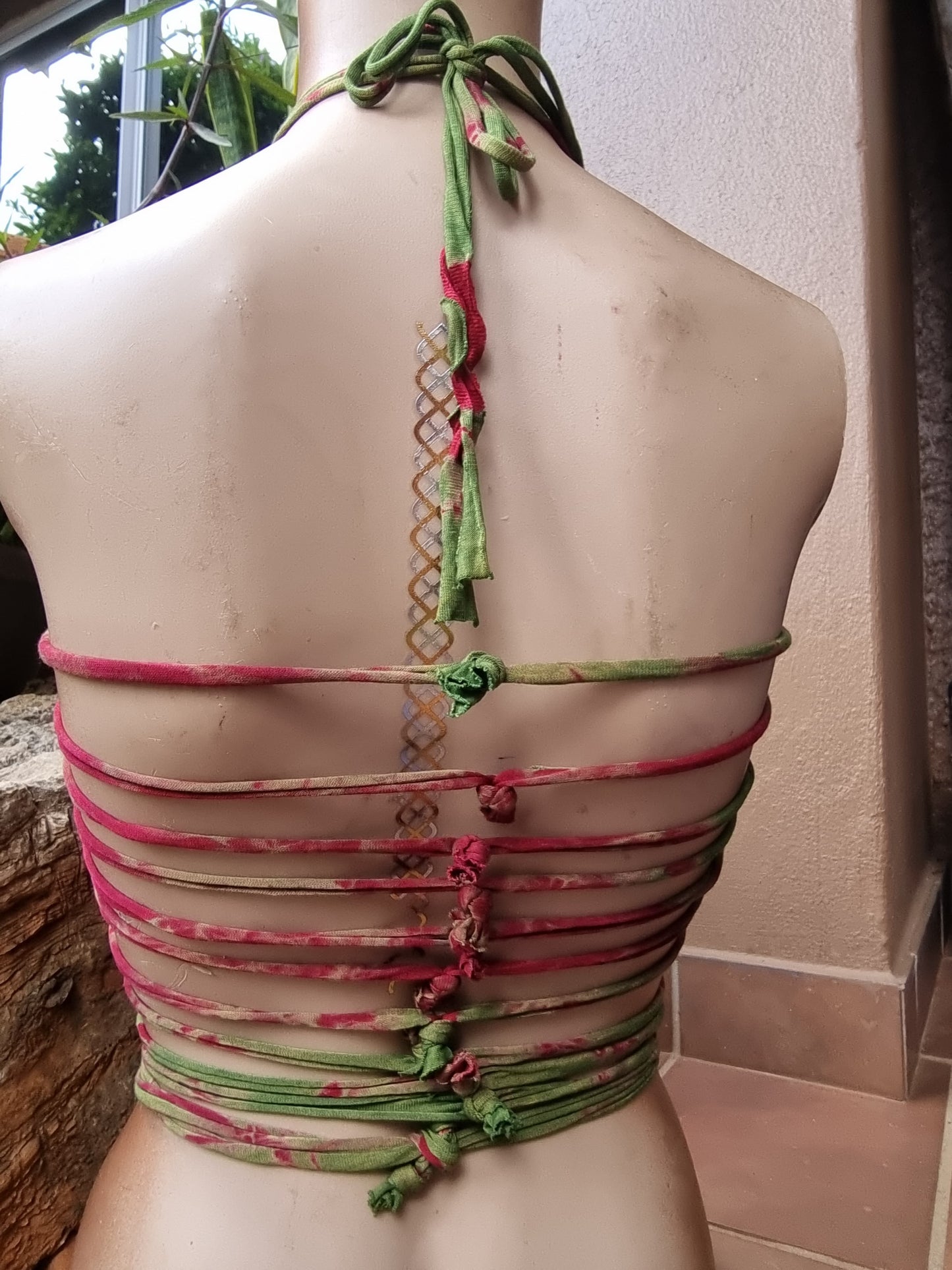 Distressed Tie Dye Top