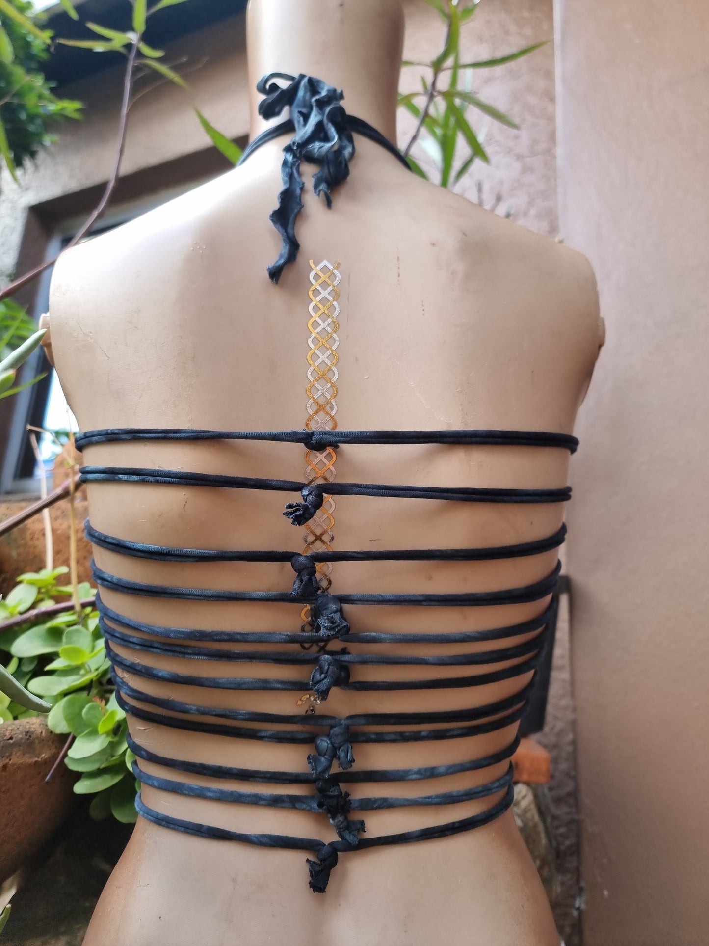 Distressed Tie Dye Top