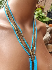 Cleopatra Brass Necklace