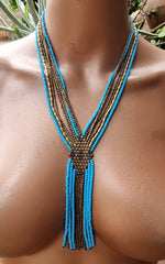 Cleopatra Brass Necklace