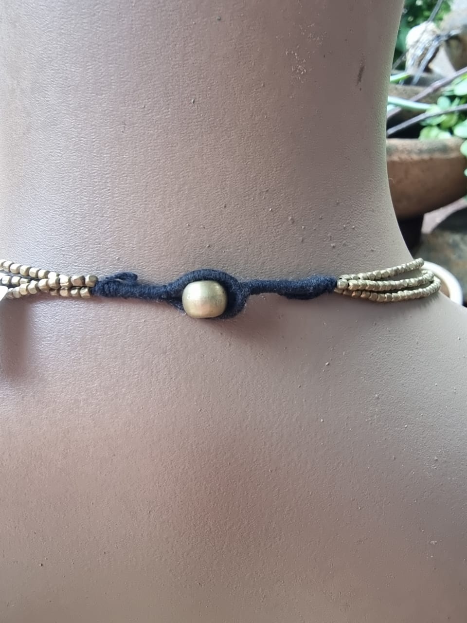 Pure Brass Layered Necklace