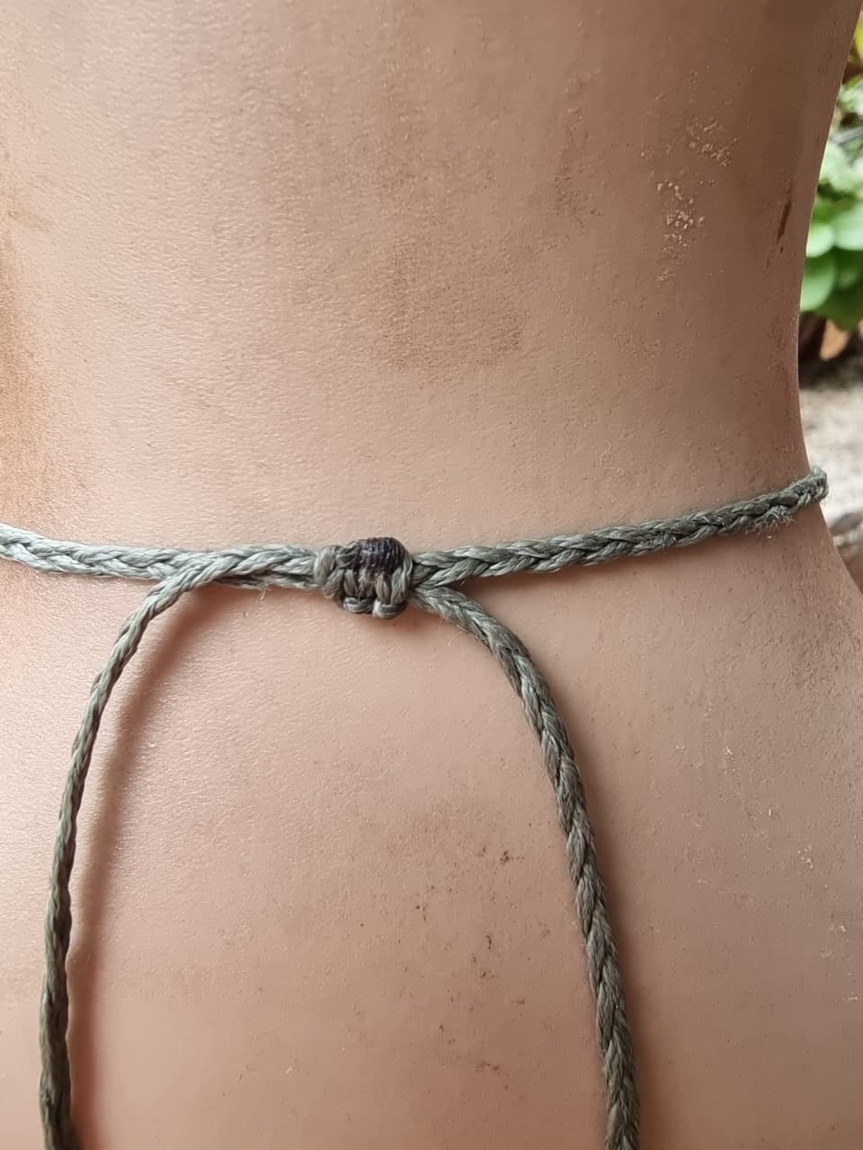 Metatron's Brass Macrame Necklace