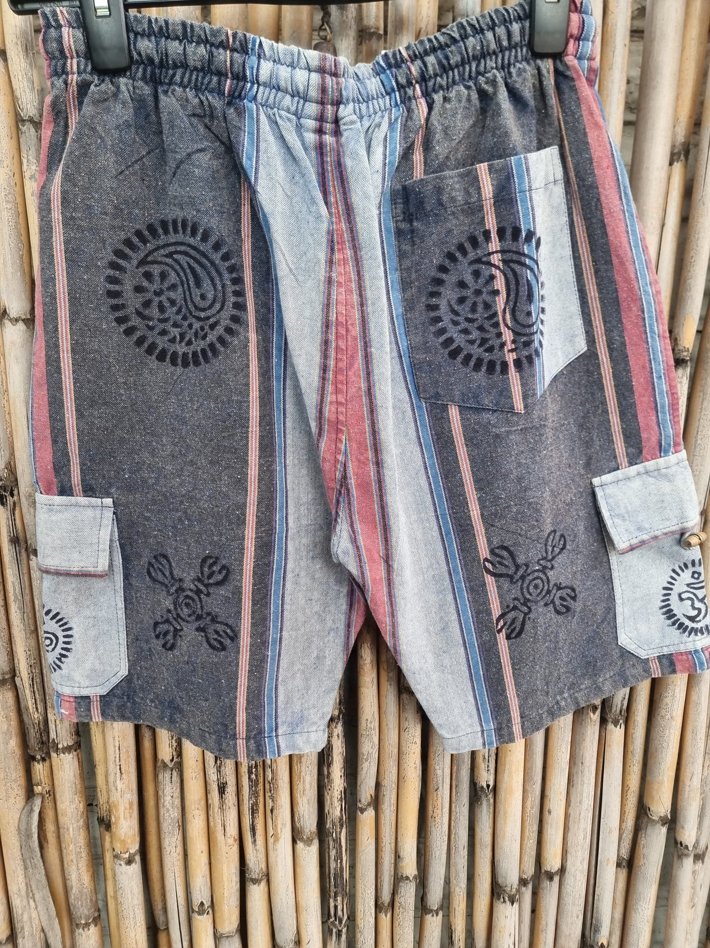 Cotton Patchwork Shorts