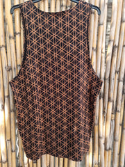 Sleeveless Geometric Tank Top