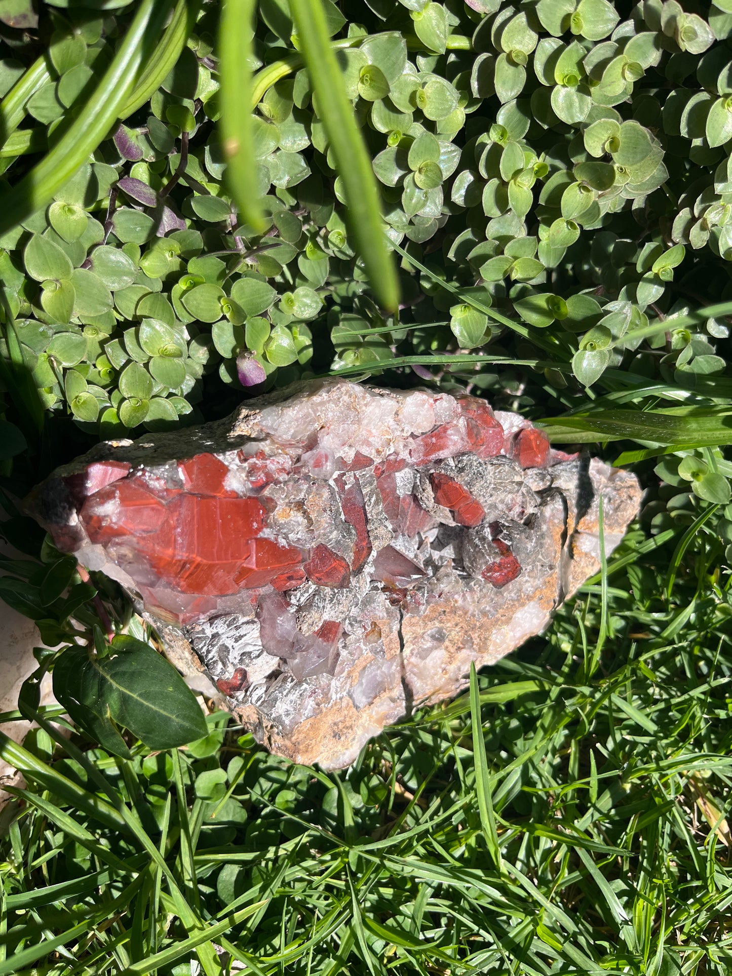 Hematoid Quartz Cluster
