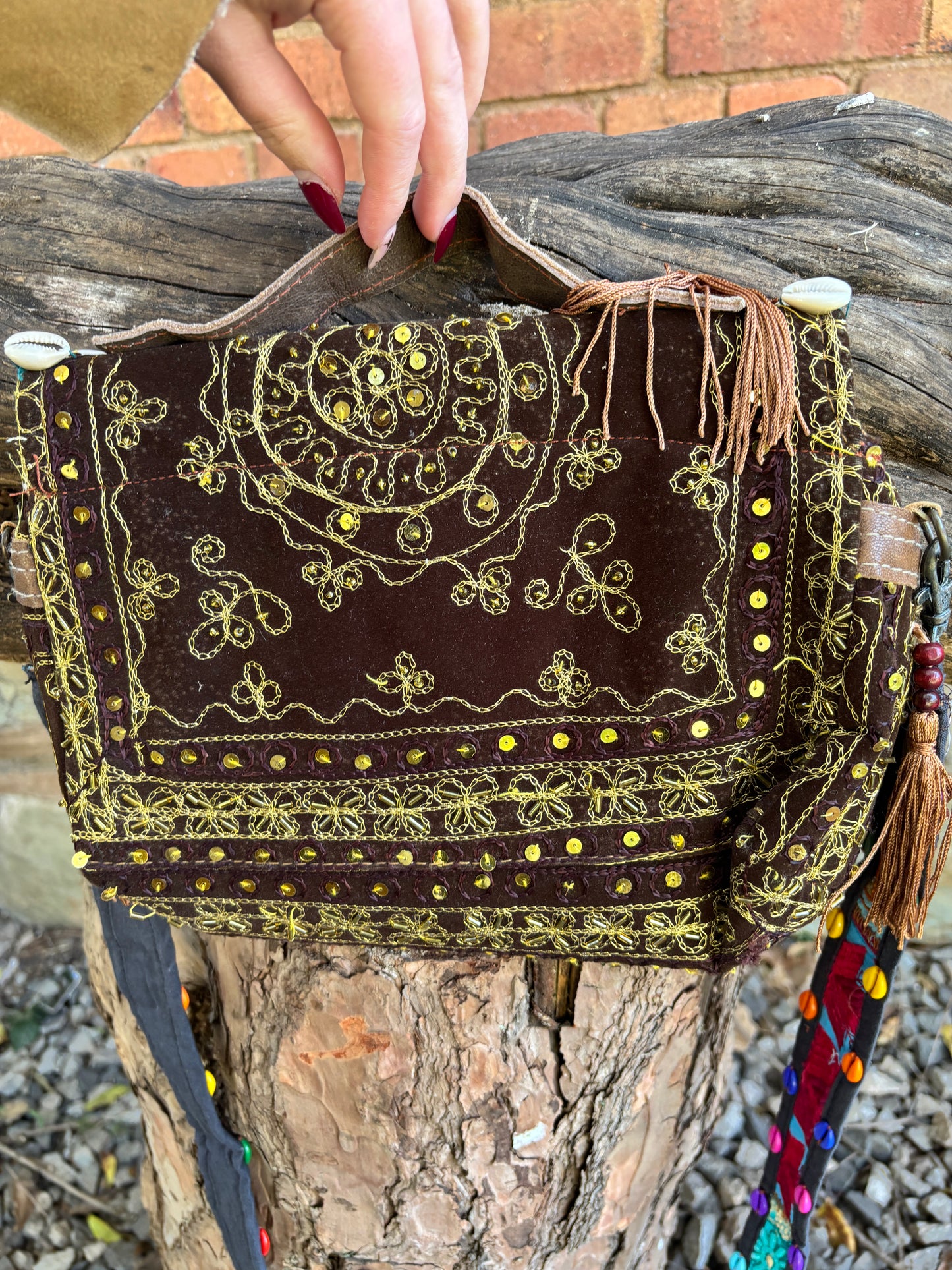 Cowrie Shell Hand-Bag