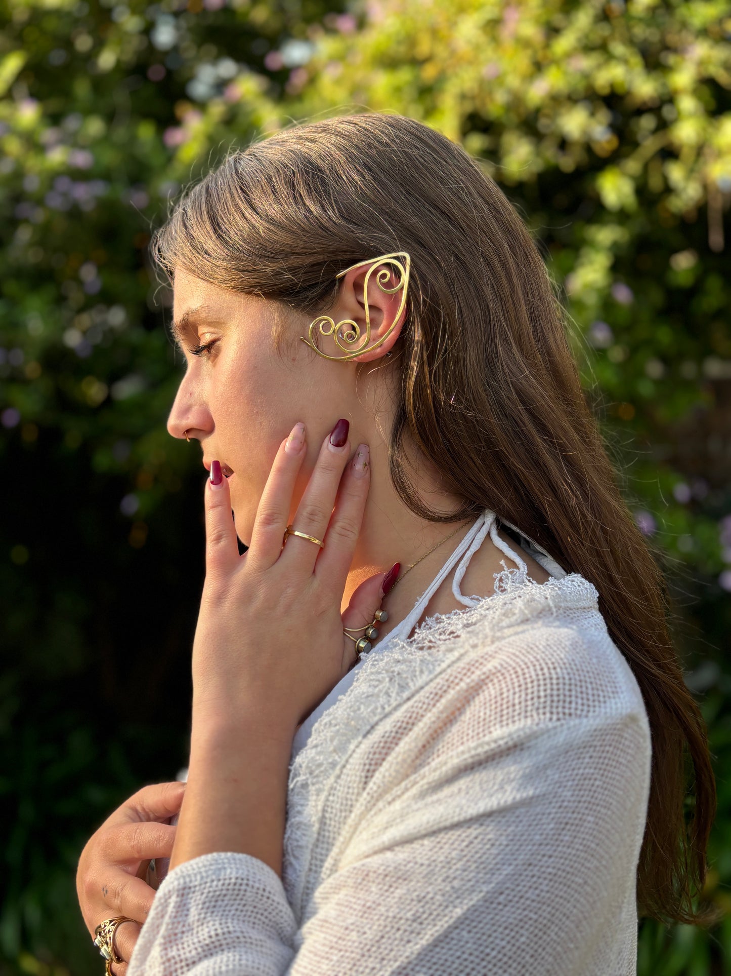 Brass Pixie Ear Cuffs