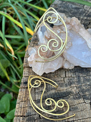 Brass Pixie Ear Cuffs