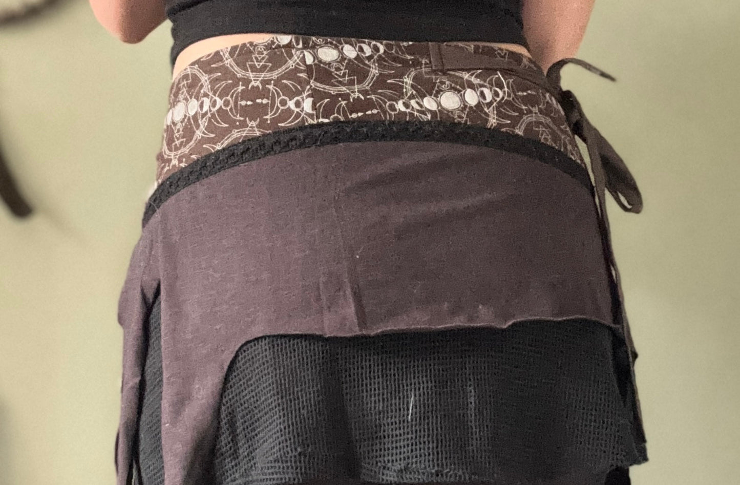Misty Woods Fairy Wrap Mini Skirt
