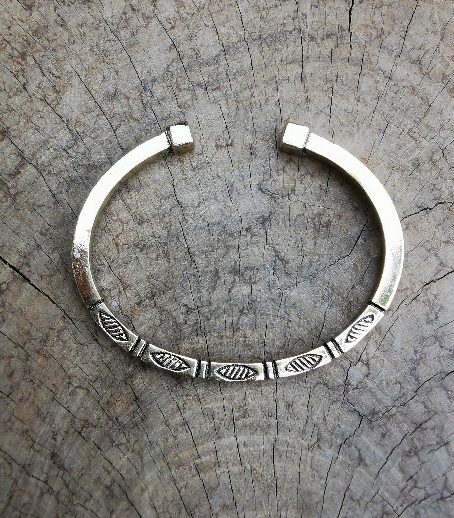 Square Brass Bracelet