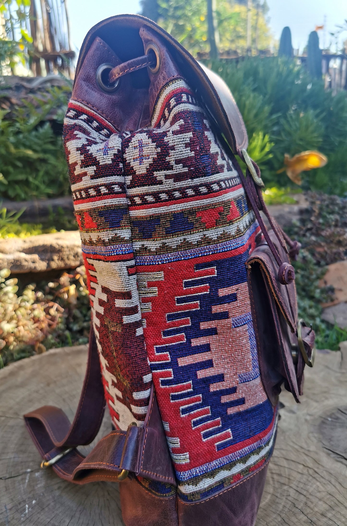Leather Rucksack