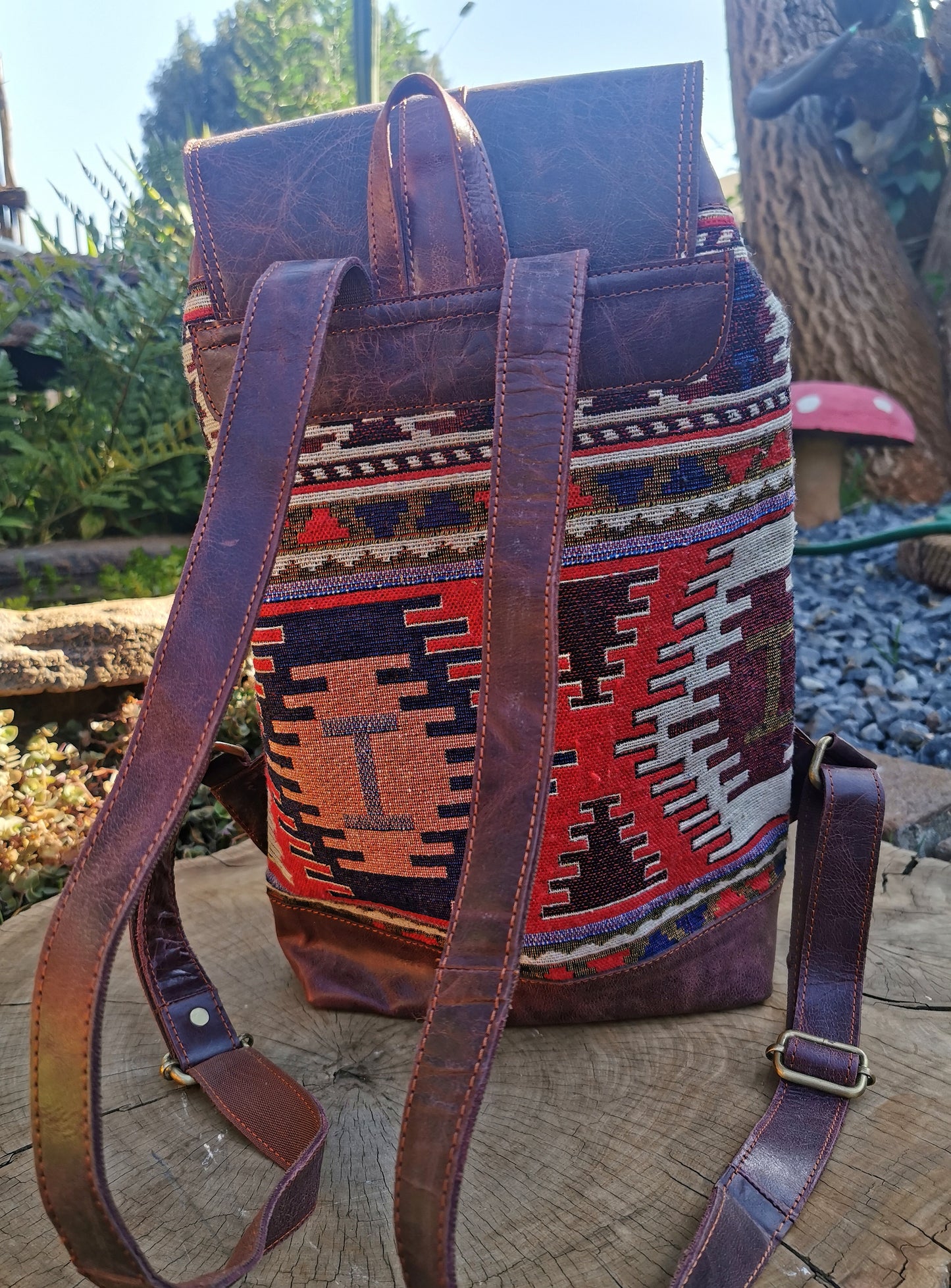 Leather Rucksack
