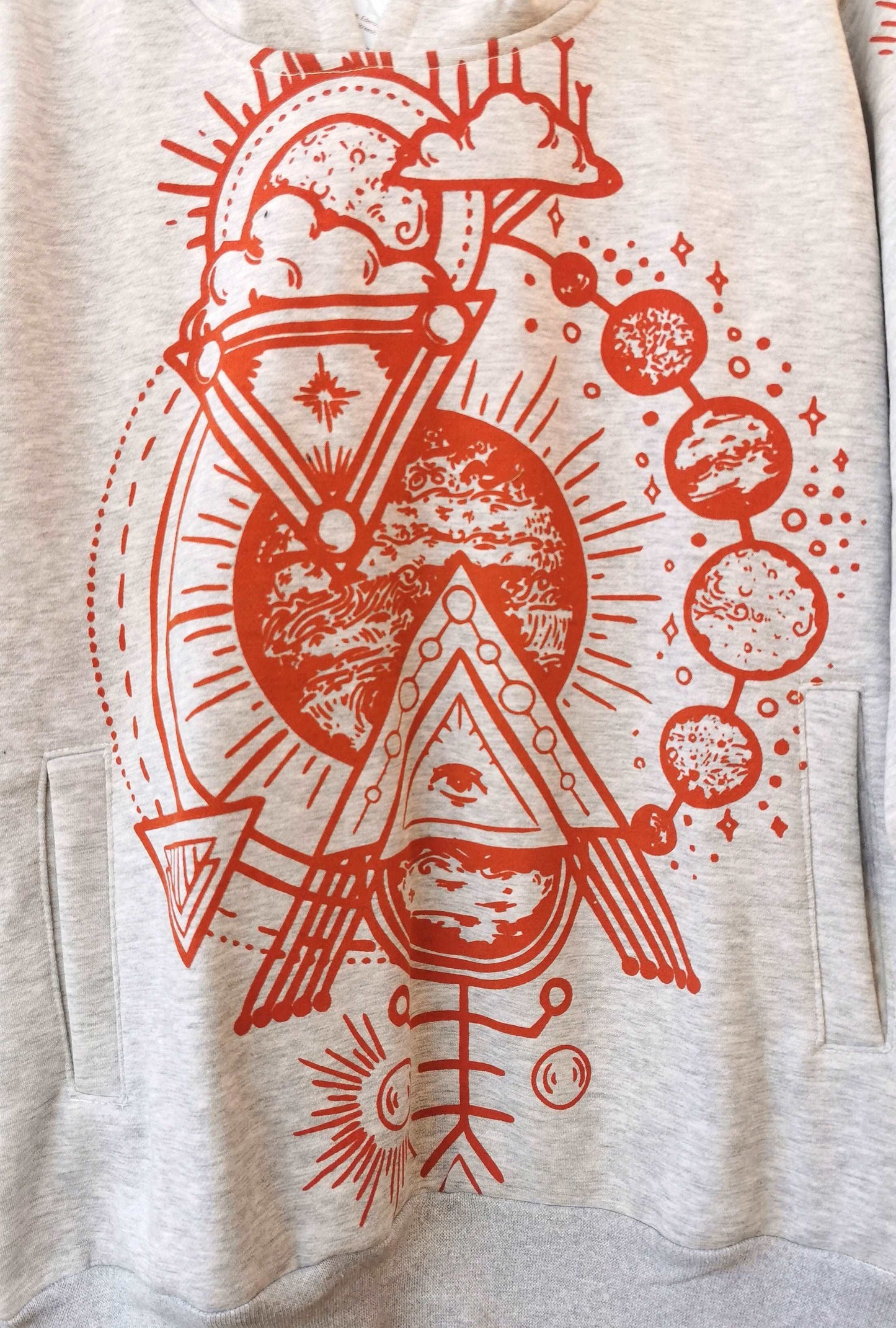 Cosmic Printed Hoodie