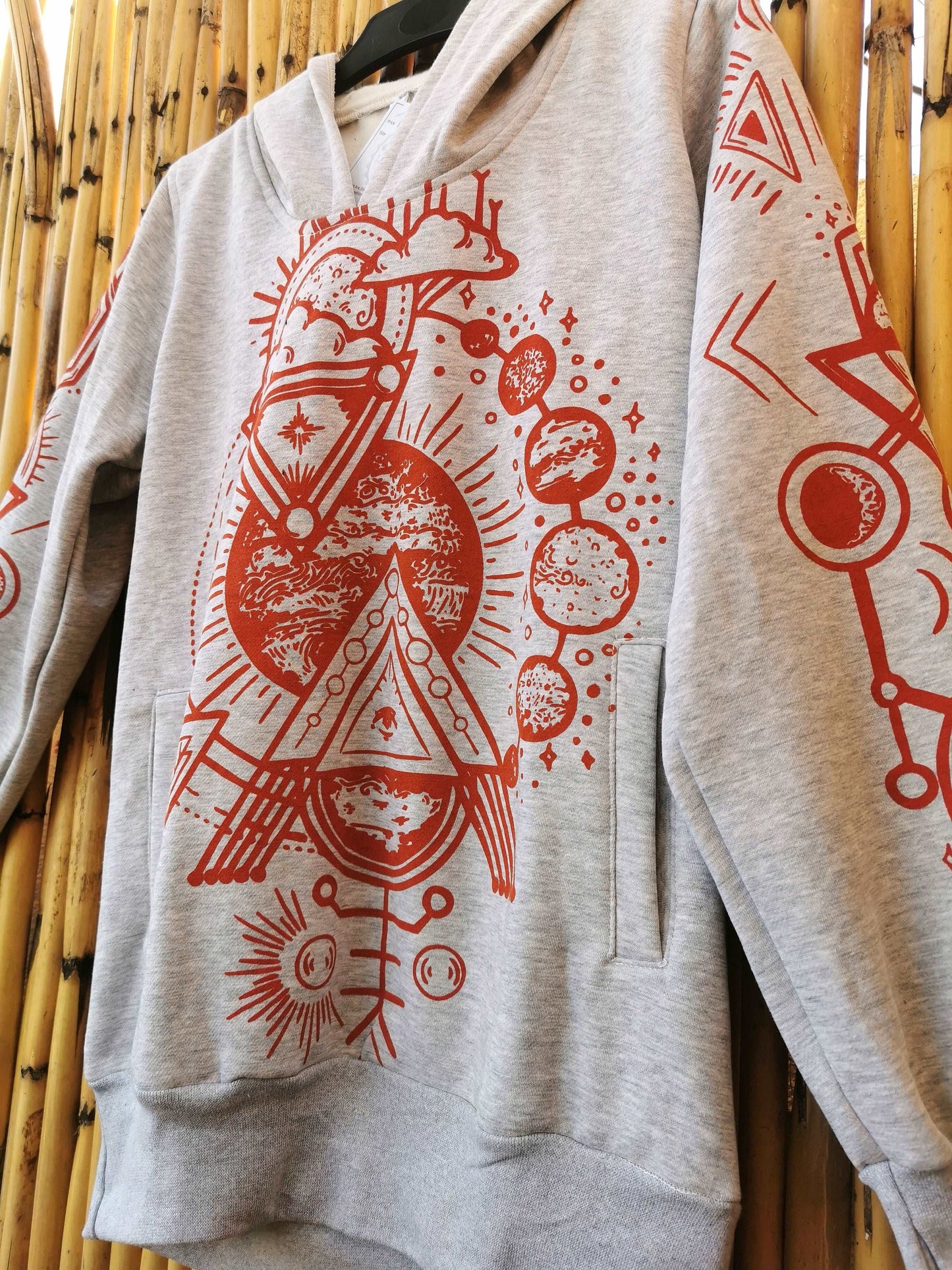 Cosmic Printed Hoodie