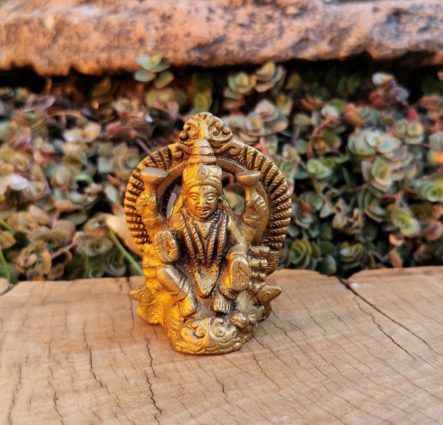 Brass Lakshmi Statue