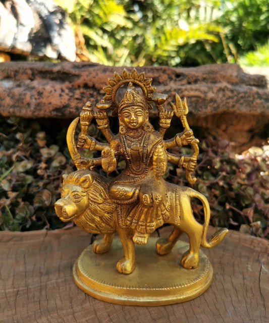 Brass Durga Statue