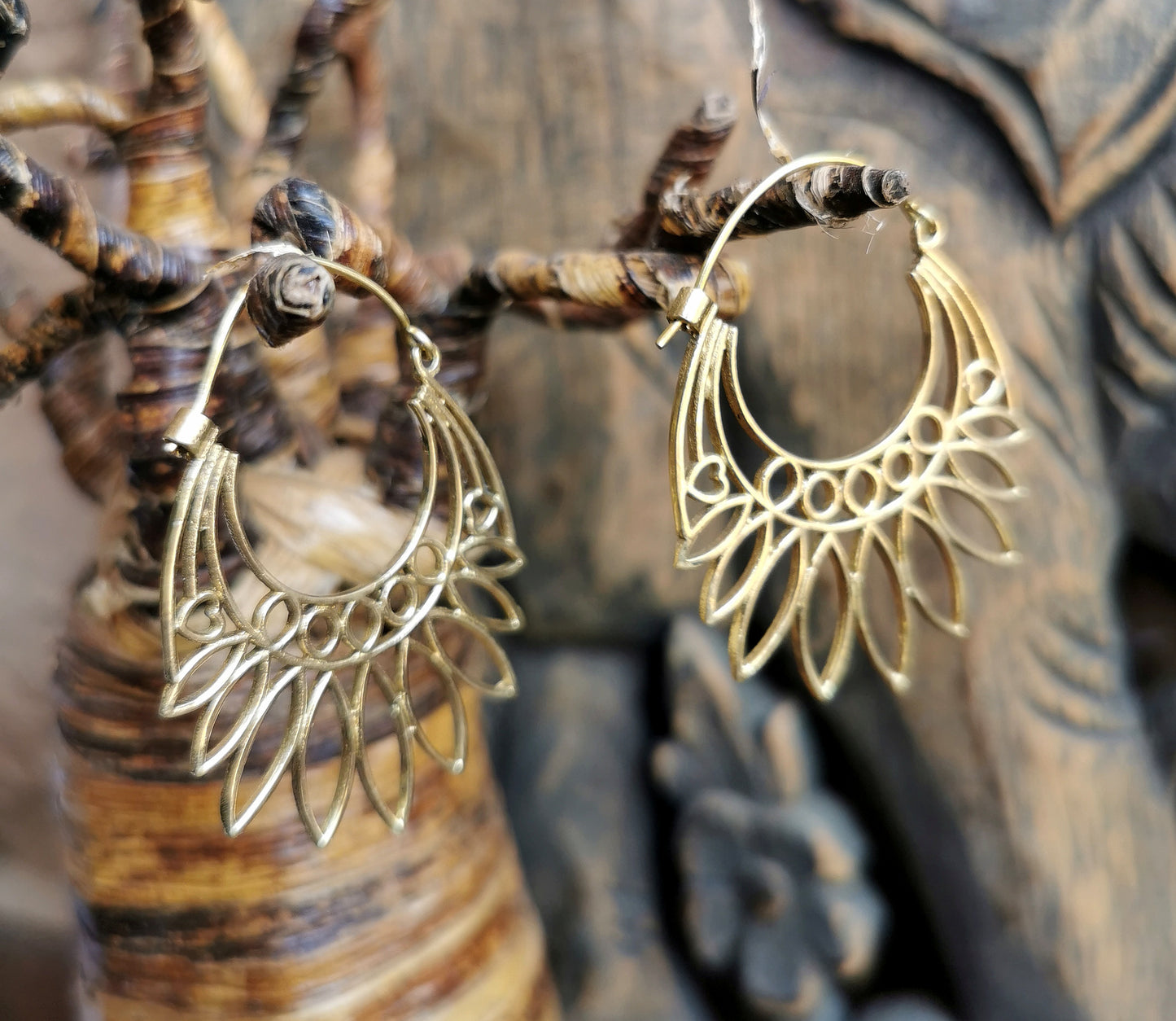 Filigree Hoop Earrings