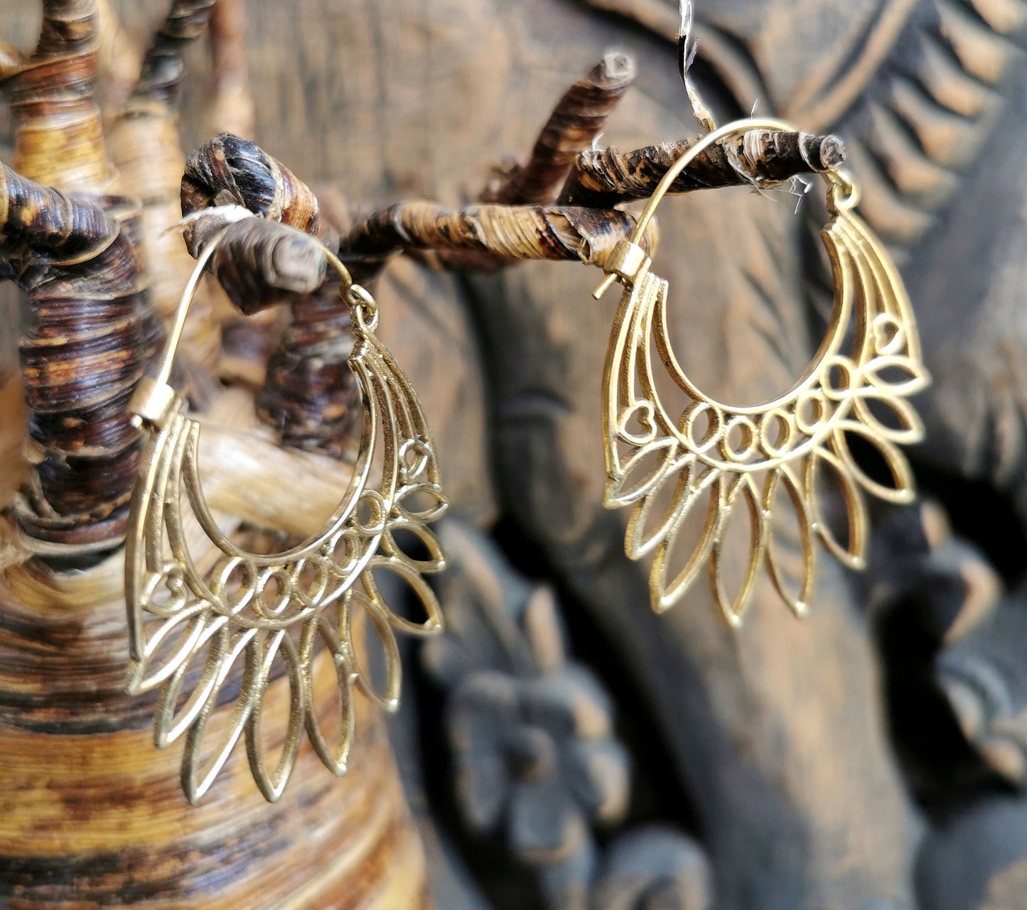 Filigree Hoop Earrings