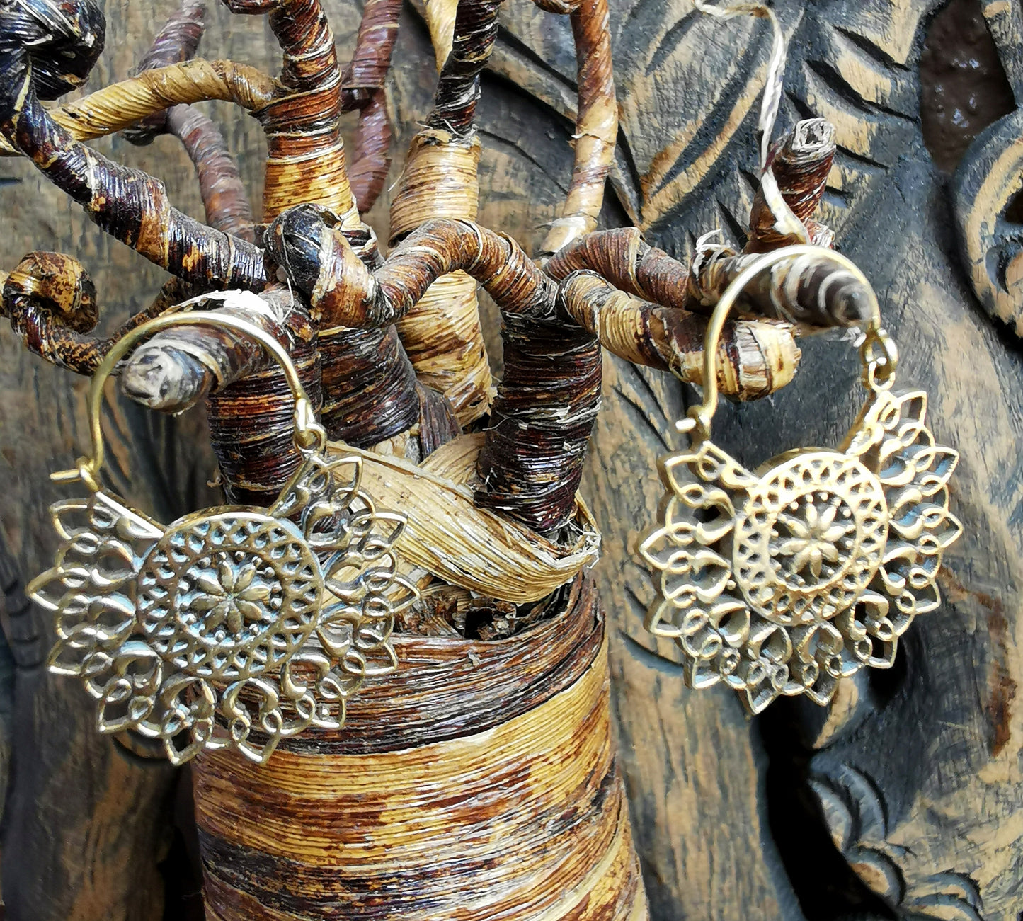 Floral Mandala Earrings