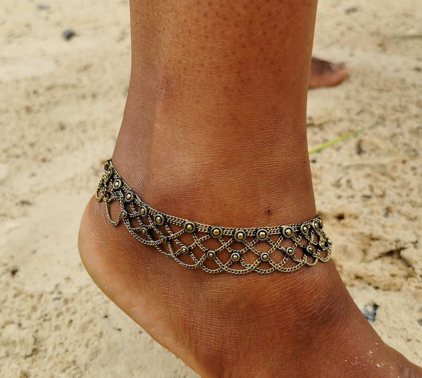 Layered Chain Anklet