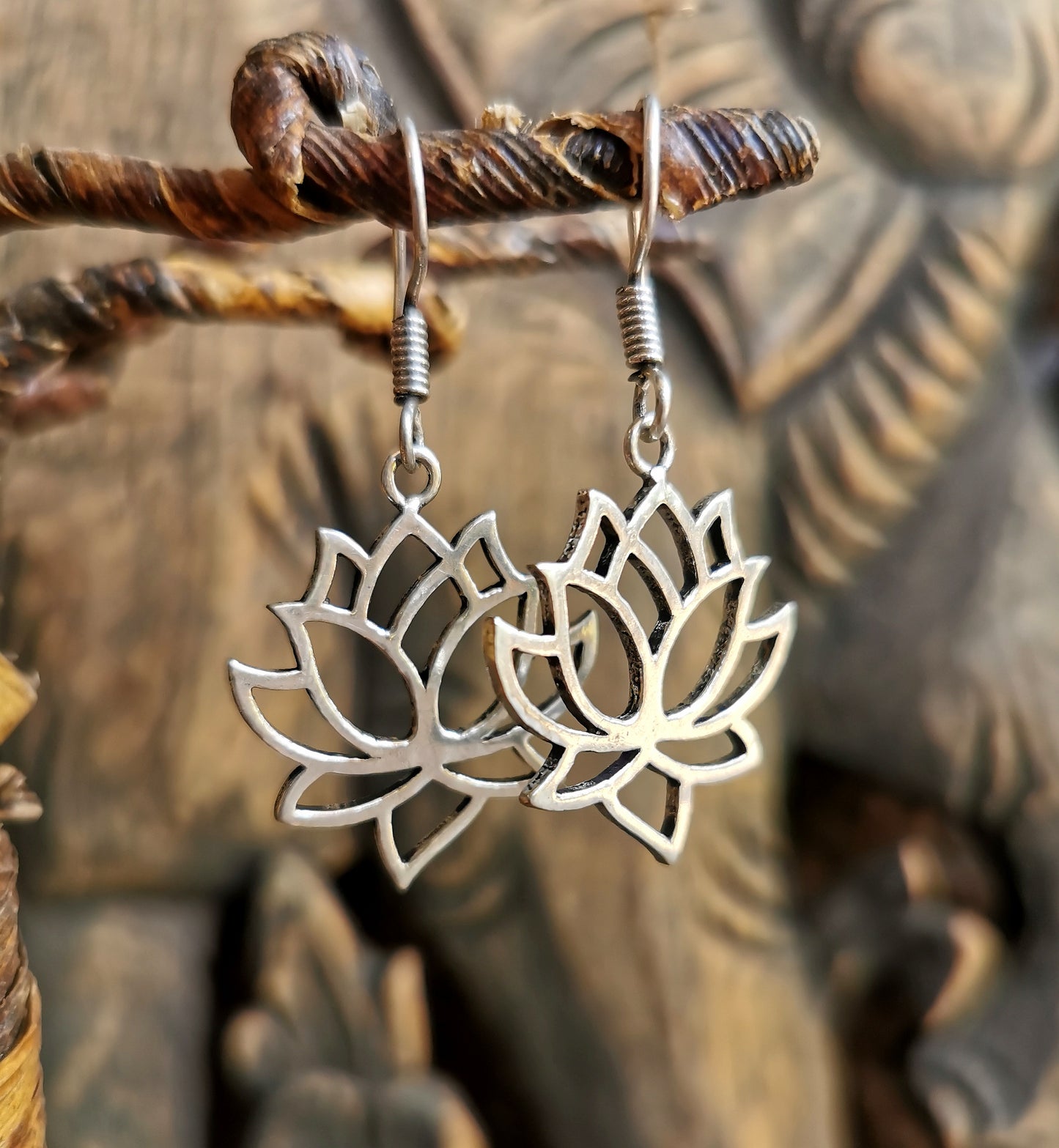 Lotus Earrings