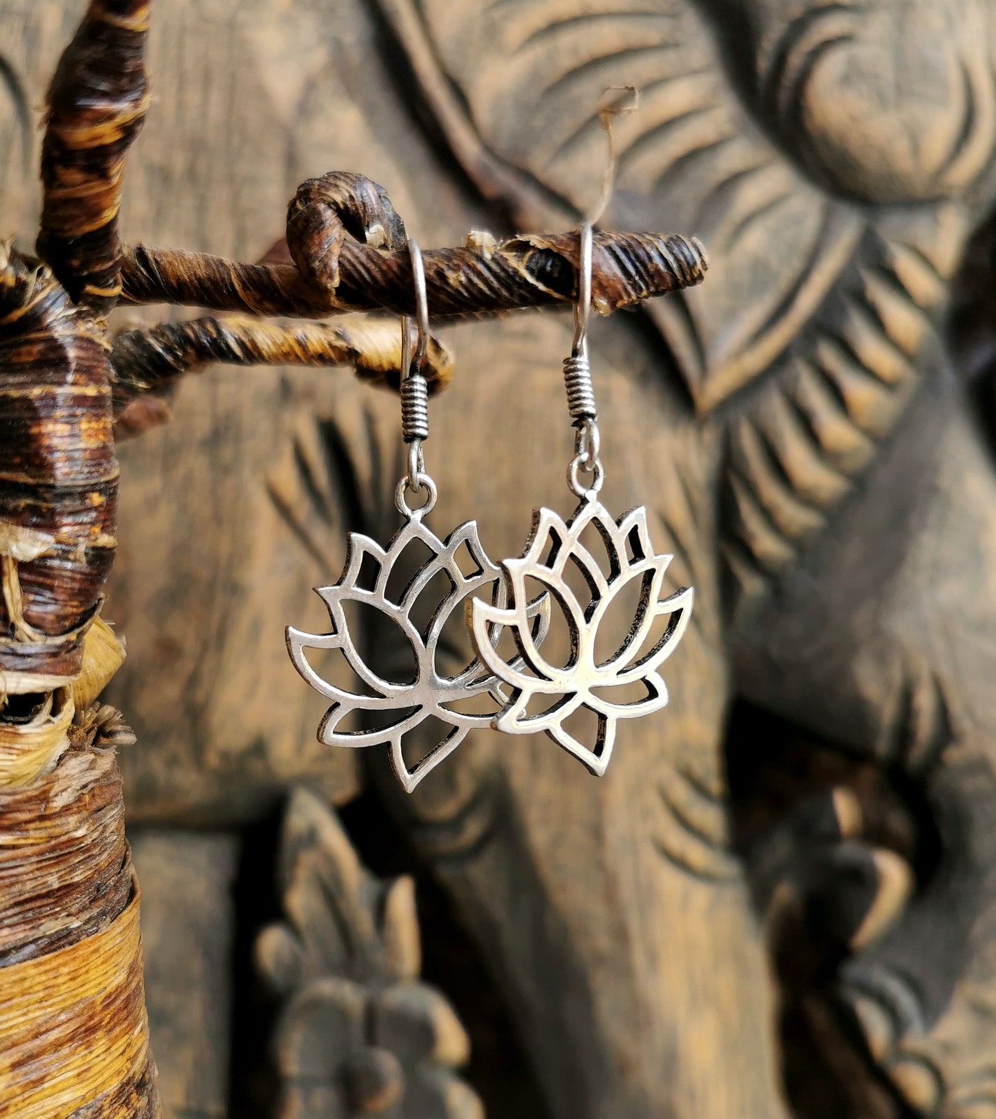 Lotus Earrings