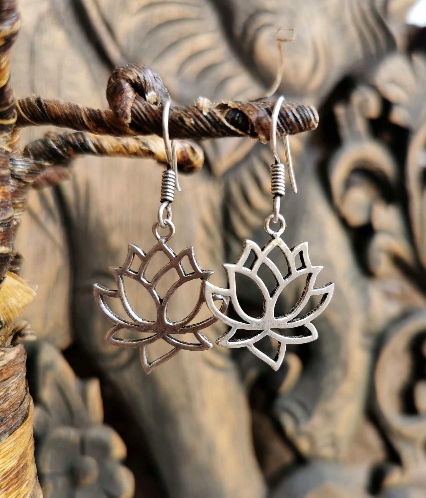 Lotus Earrings