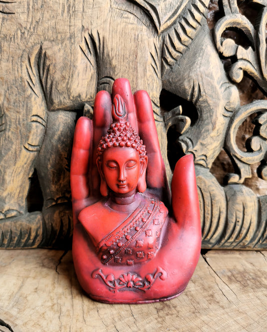 Buddha In Palm