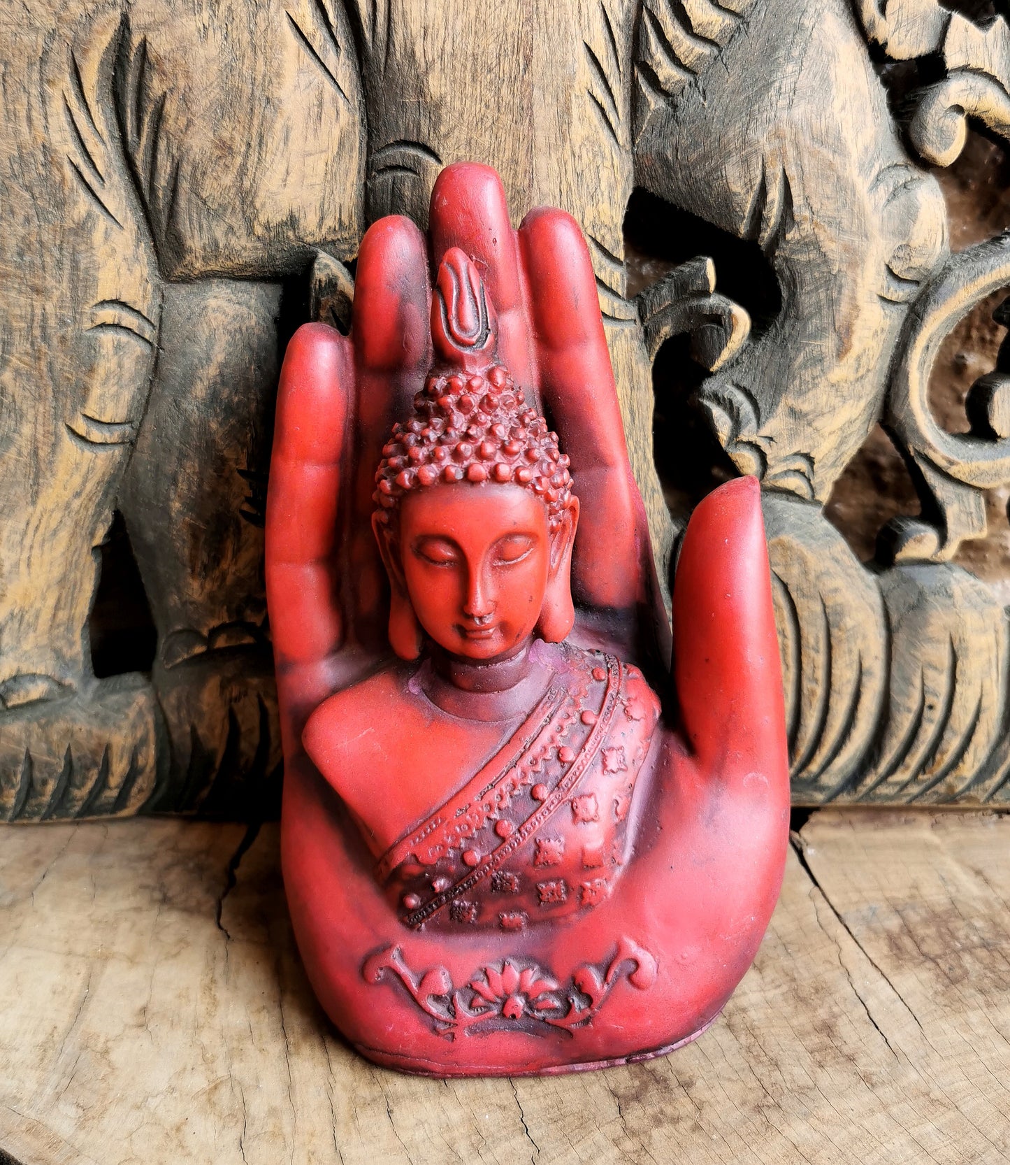 Buddha In Palm