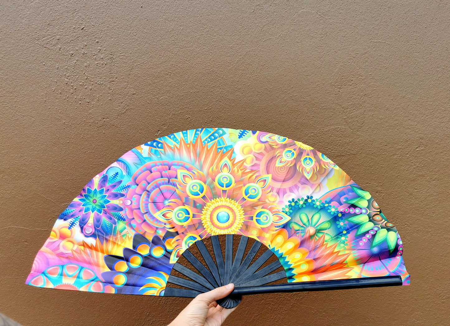 Trippy Mandala Fan