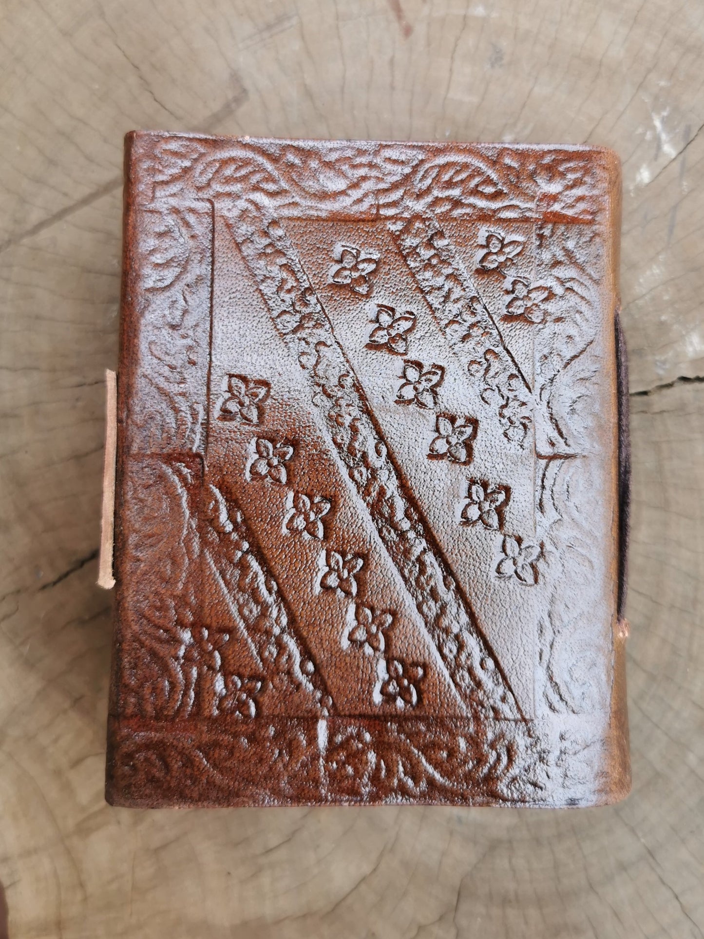 Malachite Leather Journal