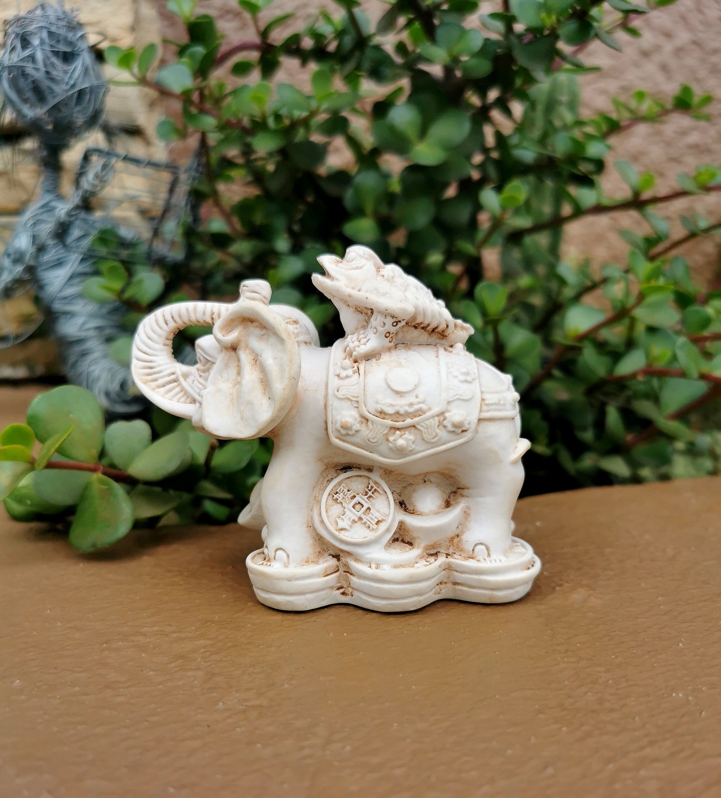 Feng Shui Elephant Frog