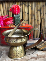 Brass Resin / Herb Cleansing Pot