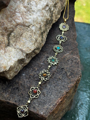 Brass Chakra Necklace