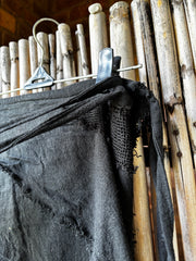 Bohemian Mesh Cotton Wrap Skirt