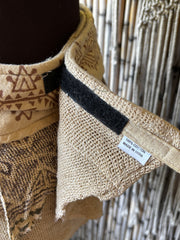 Tribal Cotton Block Print Wrap Skirt