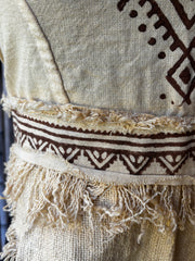 Mesh Cotton Tie Top