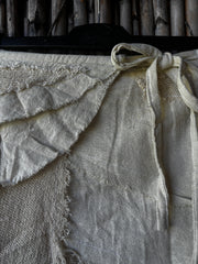 Bohemian Mesh Cotton Wrap Skirt